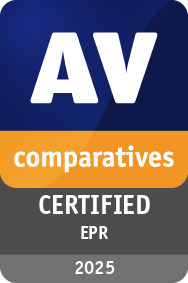 Unrivalled at 99% in Prevention and Response, Certified by AV-Comparatives.